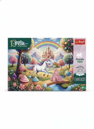 Puzzle Trefliki Jednorożec w słodyczolandii 100 el. Trefl (16574)