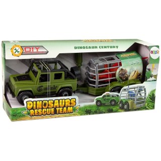 Samochód Terenowe Transporter Do Rozkręcania DIY Zielony Dinozaur Lean (12956)