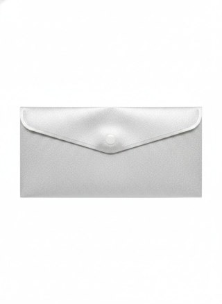 Teczka plastikowa na guzik STARDUST SILVER DL srebrna Biurfol (TKSD-DL-02)