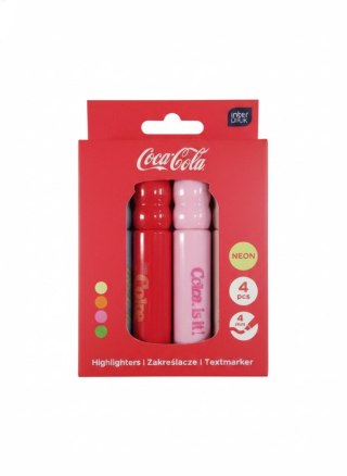 Zakreślacz COCA COLA mix 2 wkład mix Interdruk (4 szt mix)