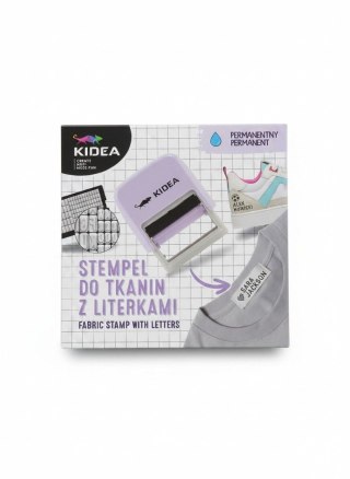Zestaw pieczątek Stempel do tkanin z literkami Kidea (STLIKA)