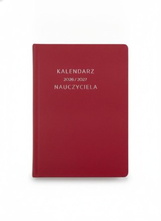 Kalendarz książkowy (terminarz) TDW nauczyciela A5 Antra (bordowy)