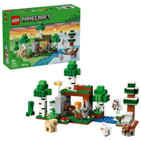 Klocki konstrukcyjne Minecraft Przetrwanie pierwszej nocy Lego (21593)