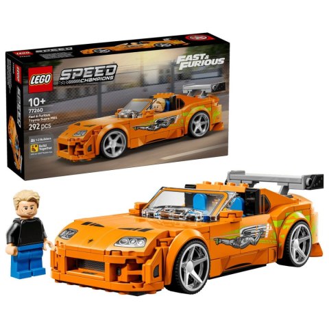 Klocki konstrukcyjne Speed Champions Szybcy i wściekli Toyota Supra MK4 Lego (77260)