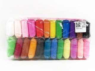 Masa plastyczna dla dzieci pianka 24 kolory mix Bigtoys (BPLA2936)