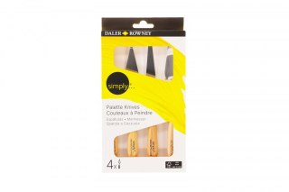 Szpachelka zestaw 4 szt. Daler Rowney (845100003)