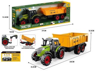 Traktor z przyczepą, światło i dźwięk Adar (633322)