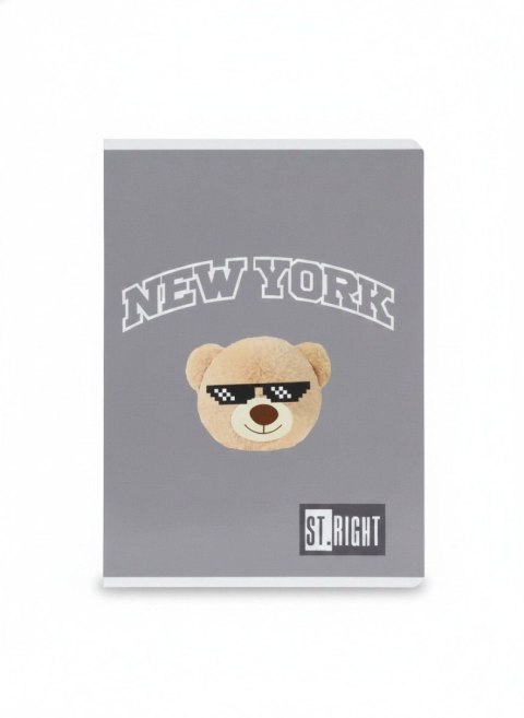 Zeszyt A5 NYC MOOD 32k. 70g linia podwójna kolorowa Unipap