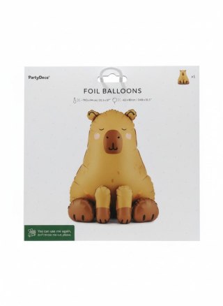 Balon foliowy 63x80 cm ,Kapibara Partydeco (FB404)