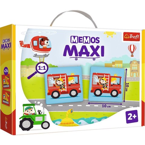 Gra pamięciowa Memos Maxi Pojazdy Trefl (02267)