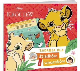 Książka dla dzieci Król Lew. Zadania dla dziadków i wnuczków Ameet (DIW 9102)