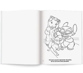 Książka dla dzieci Stitch. Malowanka z Farbami Ameet (KFF 9101)