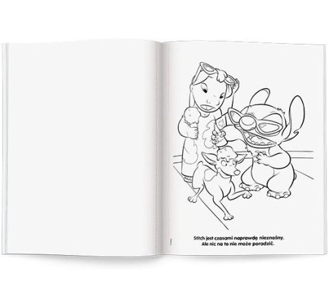 Książka dla dzieci Stitch. Malowanka z Farbami Ameet (KFF 9101)