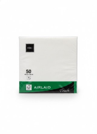 Serwetki airlaid biały bibuła [mm:] 400x400 Pol-mak (DH_BA_000101_50)