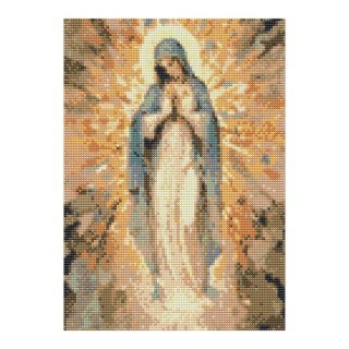 Zestaw kreatywny Diamentowa mozaika 30x40cm Matka Boża z Guadalupe Flamingo Line (ST25878)