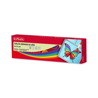 Farba do malowania na szkle 9575655 kolor: mix Herlitz (300022812)