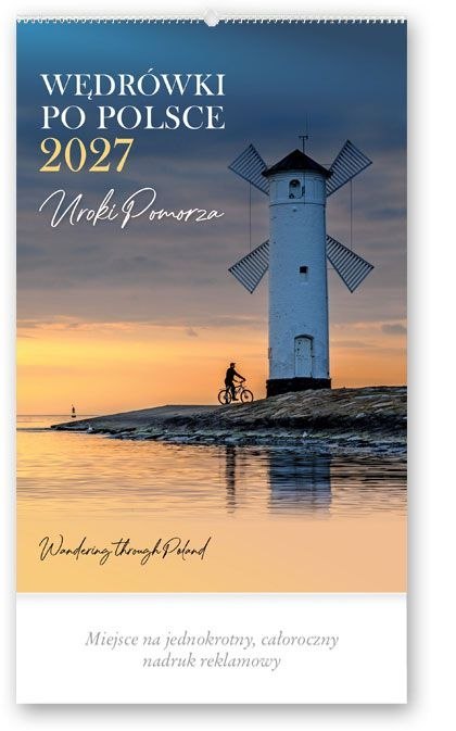 Kalendarz ścienny WEDRÓWKI PO POLSCE 13-planszowe A3+ 320mm x 470mm Lucrum (RW04)