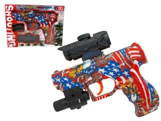 Pistolet PISTOLET NA KULKI WODNE ORAZ PLASTIKOWE 6MM, 4 KOLORY Cabo Toys (K1663)