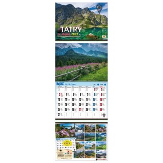 Kalendarz ścienny ALBUMOWY TATRY PO ZBÓJU 470mm x 320mm Pan Kalendarzyk (KSA V.5)