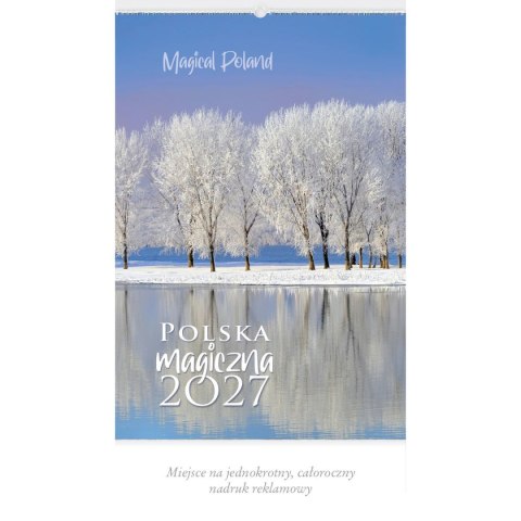 Kalendarz ścienny MAGICZNA POLSKA 13-planszowe 320mm x 470mm Lucrum (RW02)