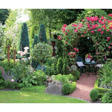 Kalendarz ścienny OGRODY RAJSKIE 13-planszowe 320mm x 470mm Lucrum (RW12)