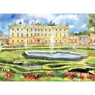 Kalendarz ścienny RODZINNY MIASTA W AKWARELI 13-KARTKOWY 280mm x 200mm Lucrum (WL5)