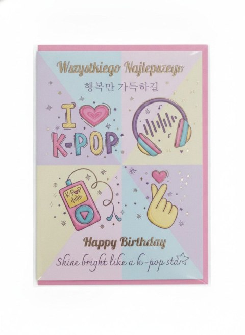Kartka składana B6 B6 K-POP MIX Henry (5908451987084)