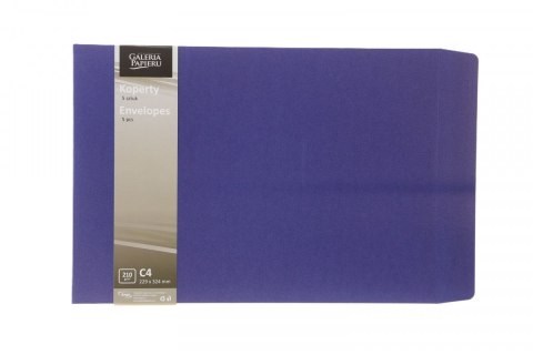 Koperta C4 pearl granatowy granatowa Galeria Papieru (280008) 5 sztuk