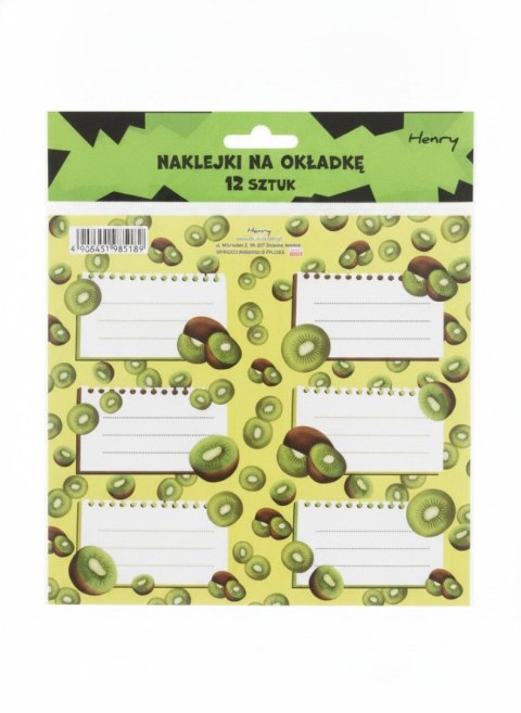 Naklejka na zeszyt Kiwi Henry (5908451985189)
