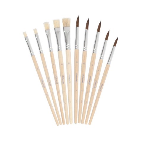 Pędzel 5 płaskich + 5 okrągłych nr 5 Pelikan (400191587)