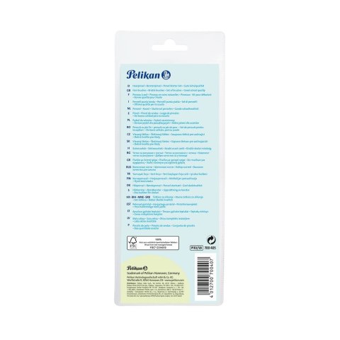 Pędzel 5 płaskich + 5 okrągłych nr 5 Pelikan (400191587)