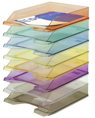 Szuflada na dokumenty pomarańczowy polistyren PS [mm:] 254x60x 346 Donau (7470001PL-12)