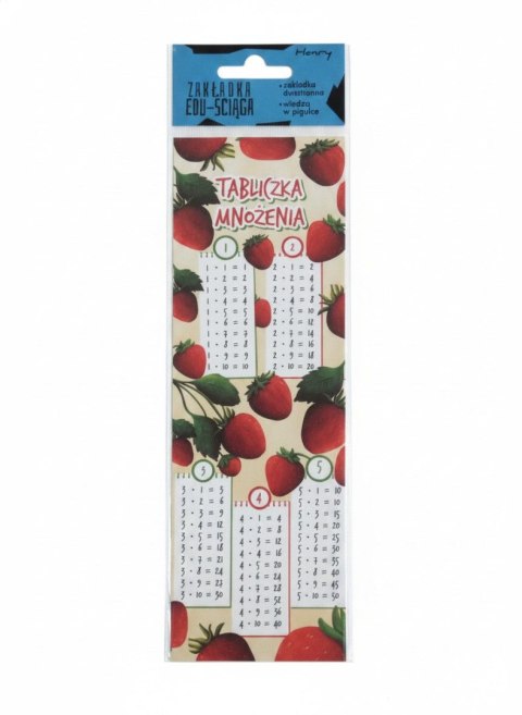 Zakładka do książki Truskawka Tabliczka mnożenia Henry (5908451985271)