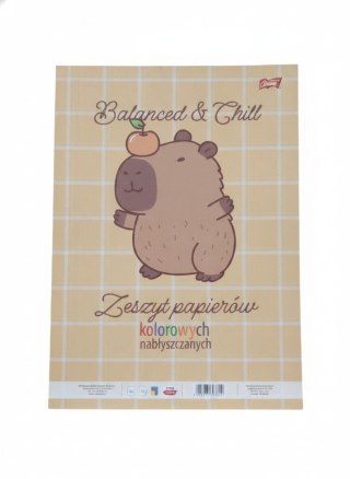 Zeszyt A4 papierów kolorowych 10k. Unipap