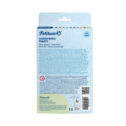 Flamaster Colorella Twin 10 kol. Pelikan (400207804)