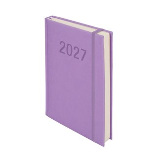 Kalendarz książkowy (terminarz) 2027 COLORFIX dzienny A5 Antra (liliowy)