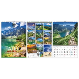 Kalendarz ścienny 2027 TATRY MOJA PASJA A2 Pan Kalendarzyk (A2 V.4)