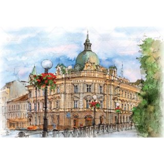 Kalendarz ścienny MIASTA POLSKI 13-planszowe A3+ 320mm x 470mm Lucrum (RW05)