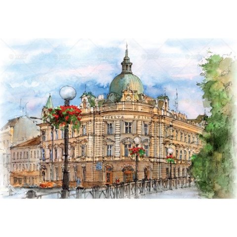 Kalendarz ścienny MIASTA POLSKI 13-planszowe A3+ 320mm x 470mm Lucrum (RW05)