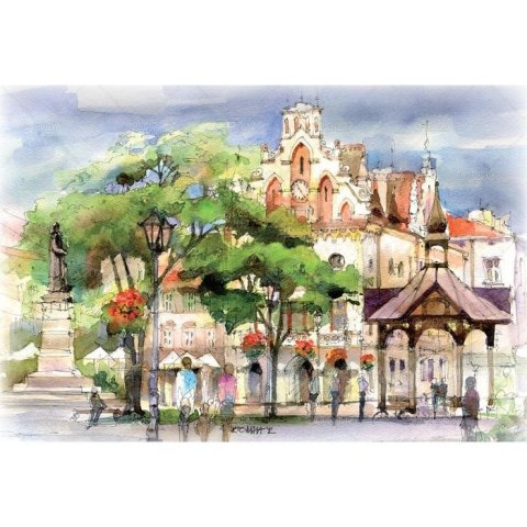 Kalendarz ścienny MIASTA POLSKI 13-planszowe A3+ 320mm x 470mm Lucrum (RW05)