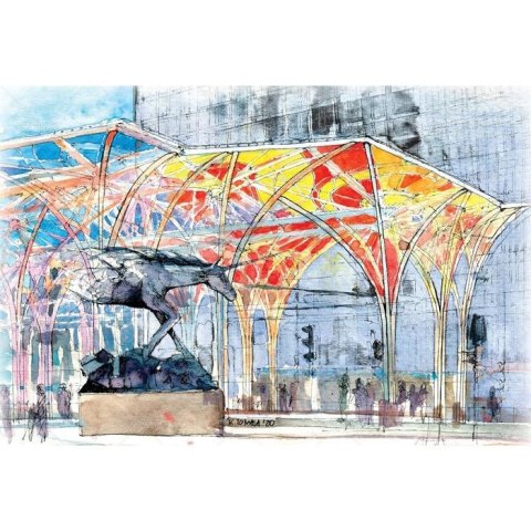 Kalendarz ścienny MIASTA POLSKI 13-planszowe A3+ 320mm x 470mm Lucrum (RW05)