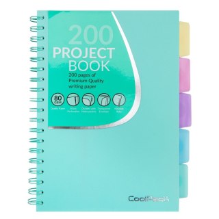 Kołozeszyt (kołonotatnik) A4 CoolPack pastel 80k. krata Patio (02886CP)