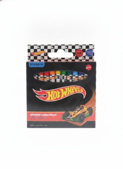 Kredki świecowe Hot Wheels 12 kol. Starpak (583722)