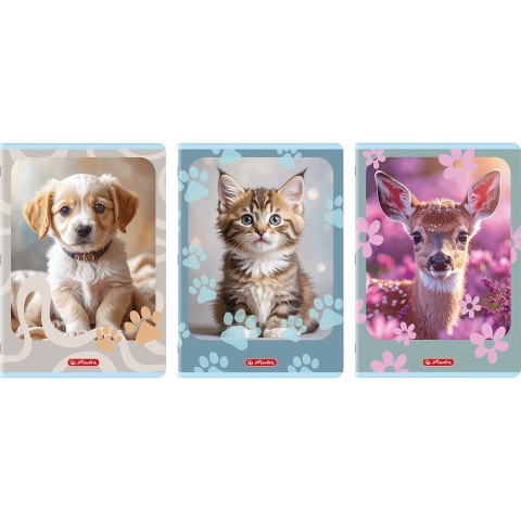 Zeszyt A4 Animals 32k. 70g kratka Herlitz (400206430)