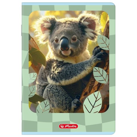 Zeszyt A5 Animals 32k. 70g kratka Herlitz (400206381)