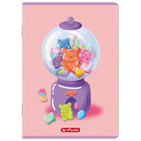 Zeszyt A5 Jelly 32k. 70g kratka Herlitz (400206378)