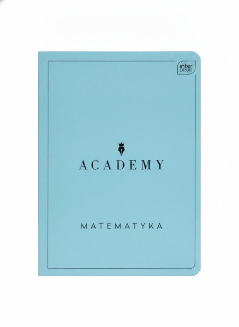 Zeszyt tematyczny A5 ACADEMY Hybrid MATEMATYKA 60k. 90g krata Interdruk (ZE60#MATACAH))