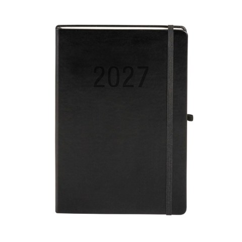 Kalendarz książkowy (terminarz) 2027 MEMOFIX tygodniowy B5 Antra (czarny)