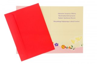 Kartka składana A5 Karnet A5 50 PATERA Z TRUSKAWKAMI Henry (5908451982669)