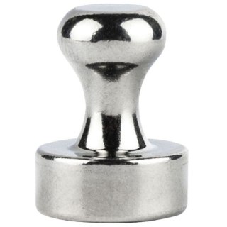 Magnes neodymowy z uchwytem Srebrny śr. 12mm Grand (130-1965) 5 sztuk